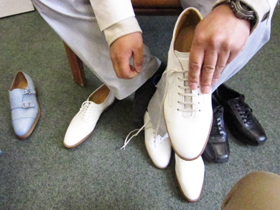 ジョン＆ロブで発見したステキな白い靴